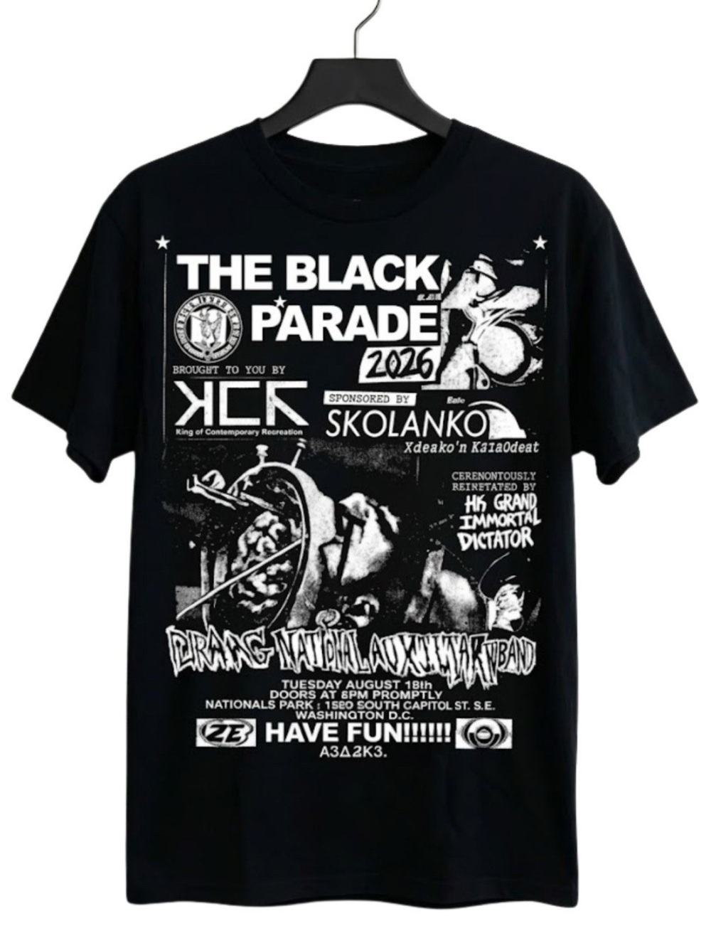 Gildan Black My Chemical Romance 'The Black Parade 2026' Graphic Tee